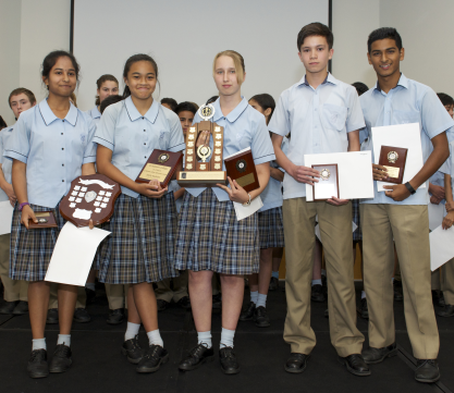 Year 8 Prize Giving
