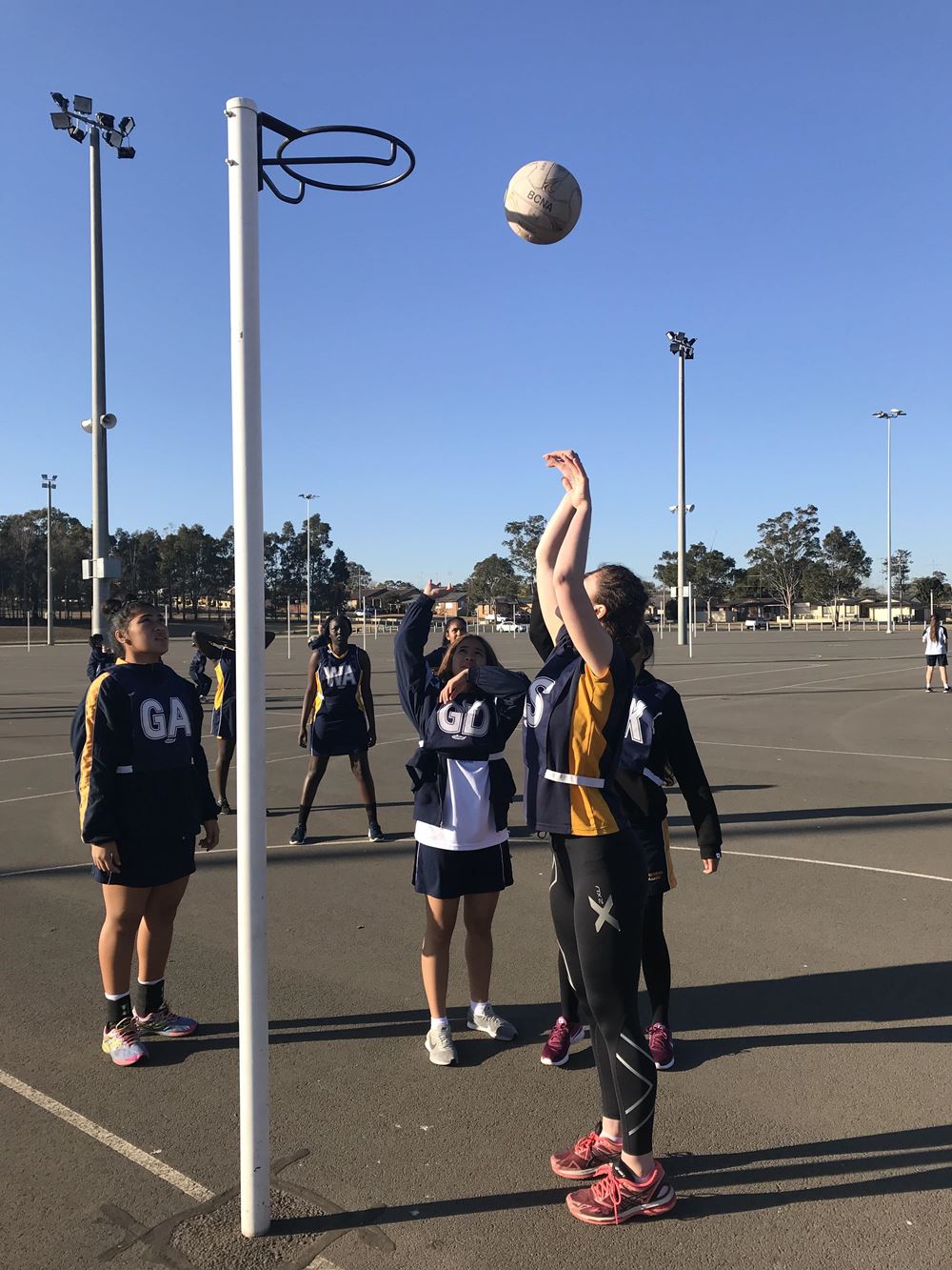 Netball at St Andrews College Marayong