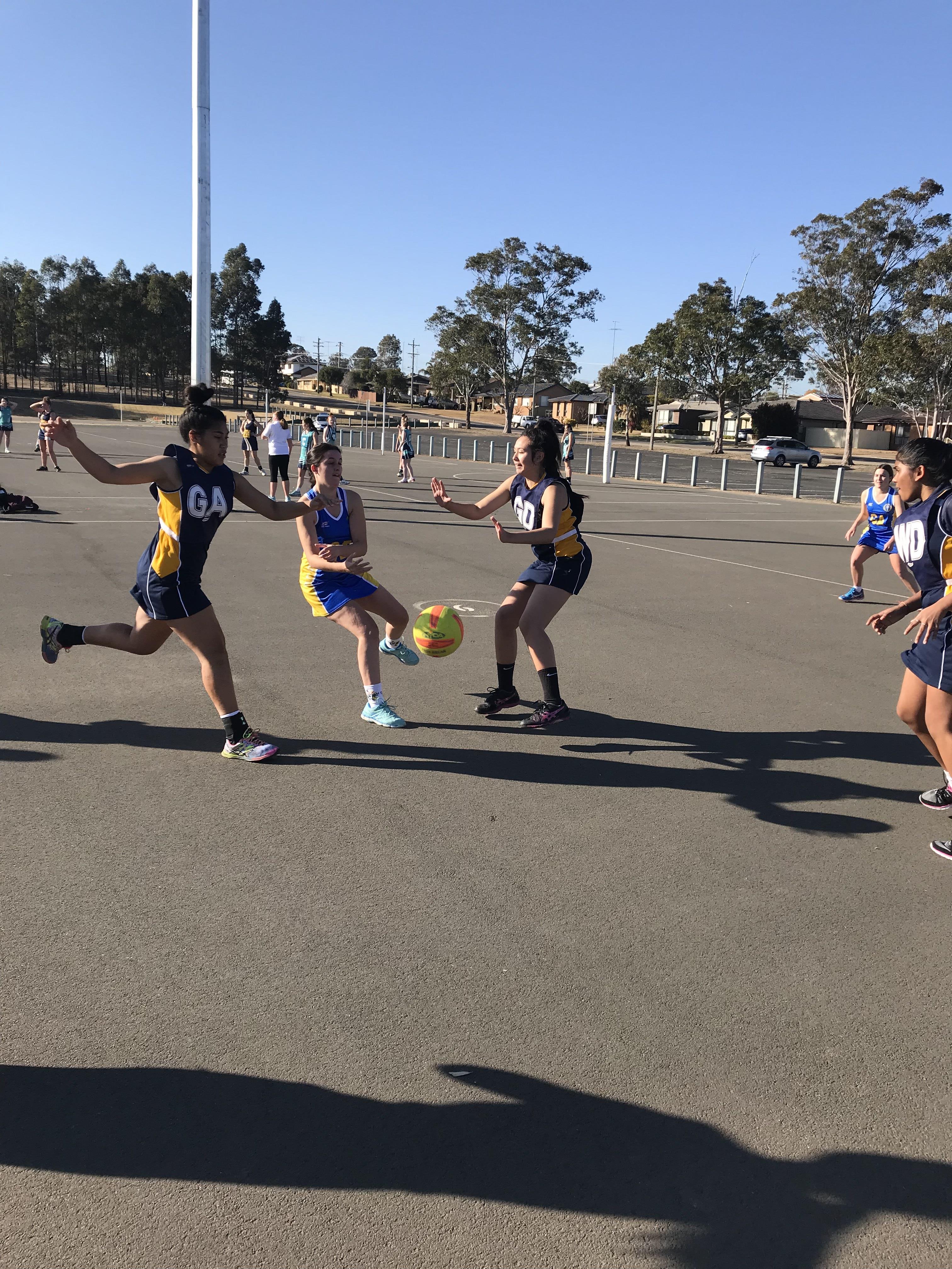Netball at St Andrews College Marayong