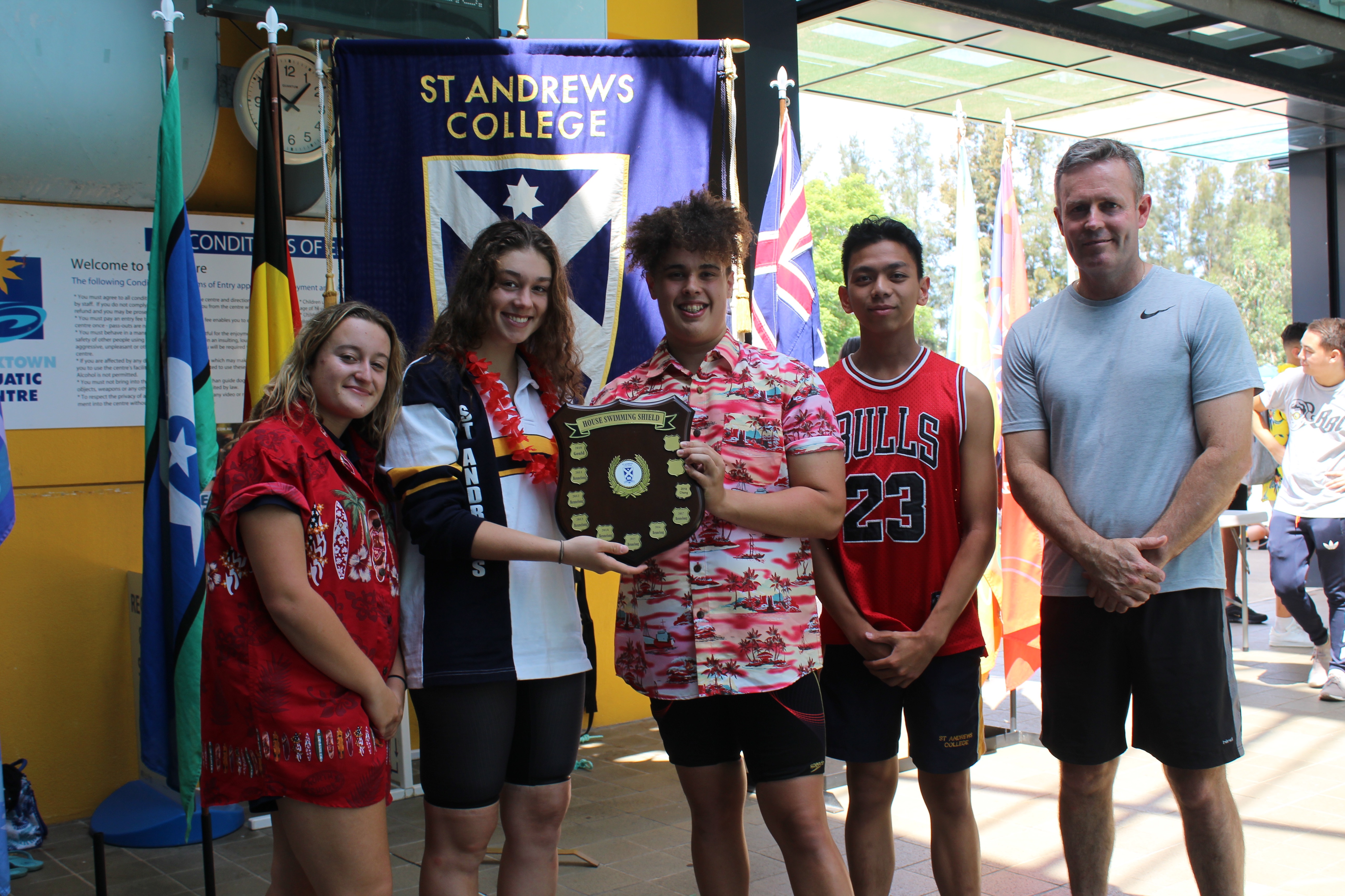 Chang Carnival Winners Shield with Principal