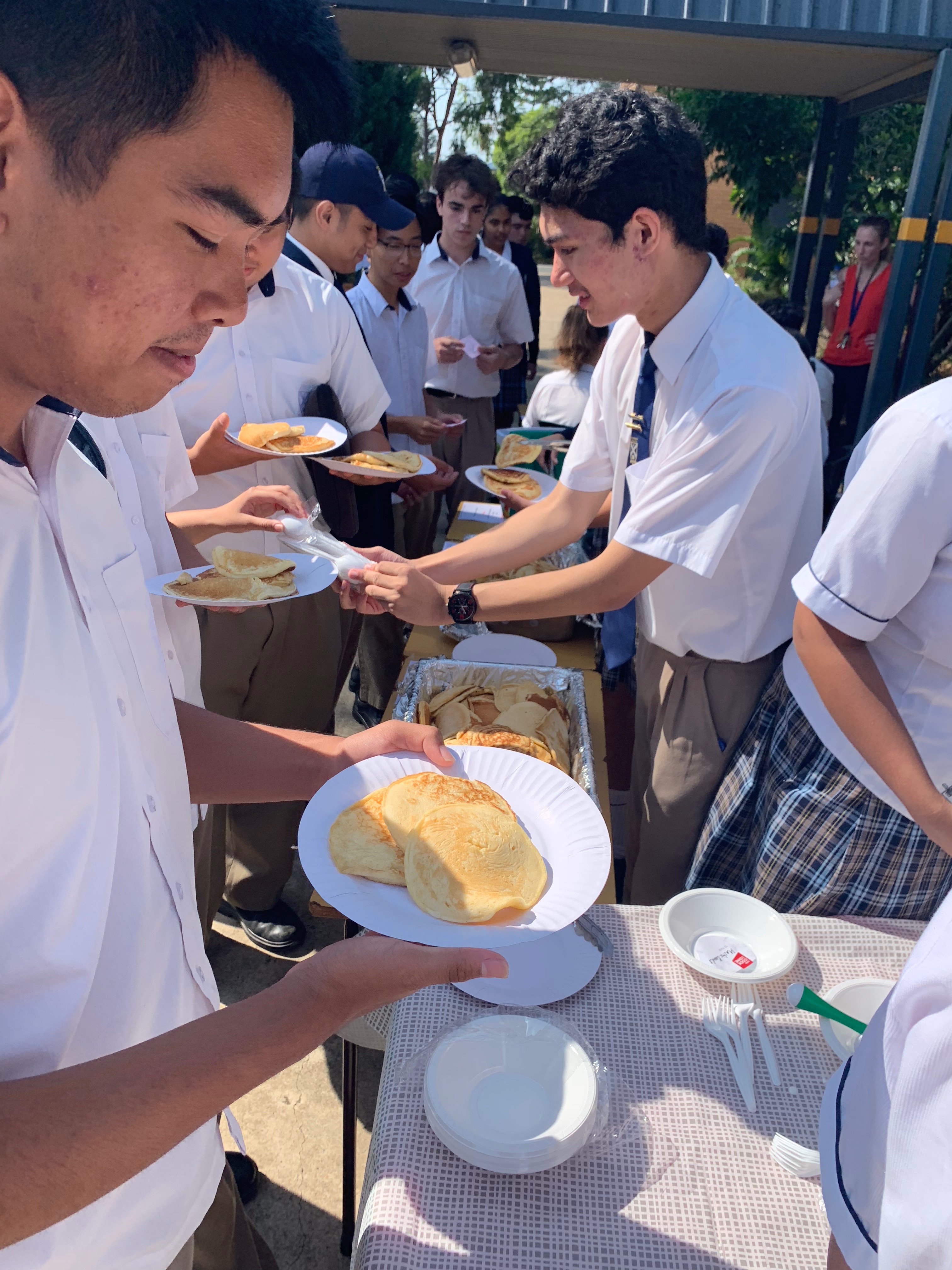 Senior Campus Pancake Day Photos from St Andrews College Marayong