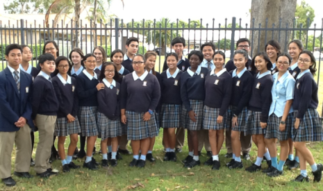 St Andrew's Marayong Junior Vinnies team