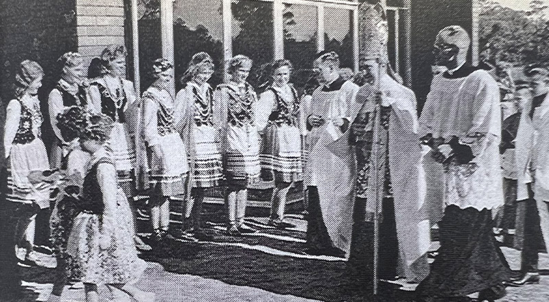 Historical image of St Andrews College Marayong