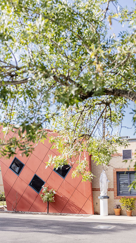 The school grounds of St Andrew's College, Marayong.